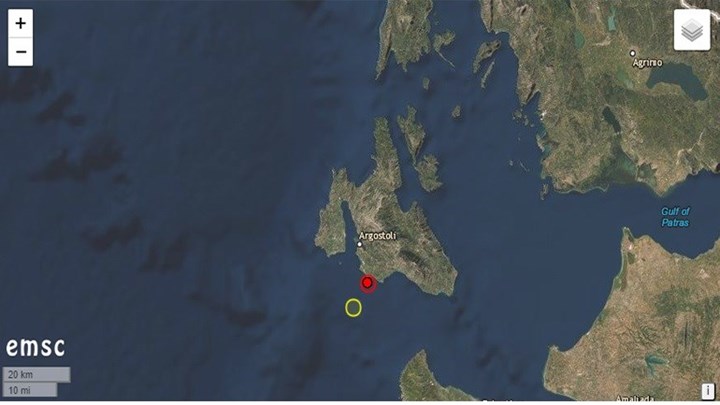 Σεισμός 4,4 Ρίχτερ στην Κεφαλονιά