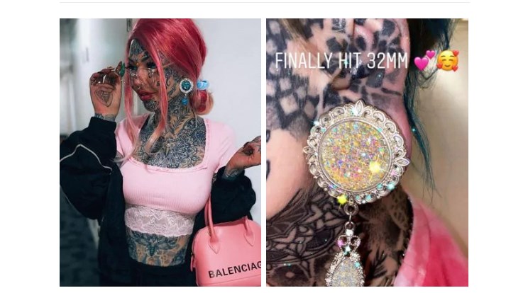 Dragon girl: Η 25χρονη με τα 200 τατουάζ μετά την προσωρινή τύφλωση, άλλαξε και τα αυτιά της – ΒΙΝΤΕΟ