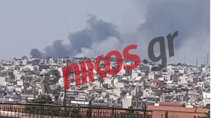 Θεσσαλονίκη: Ξέσπασε φωτιά στο Ωραιόκαστρο – ΦΩΤΟ αναγνώστη