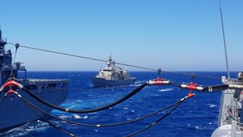 Συνεκπαίδευση ελληνικής φρεγάτας με ισπανική και γερμανική – ΦΩΤΟ