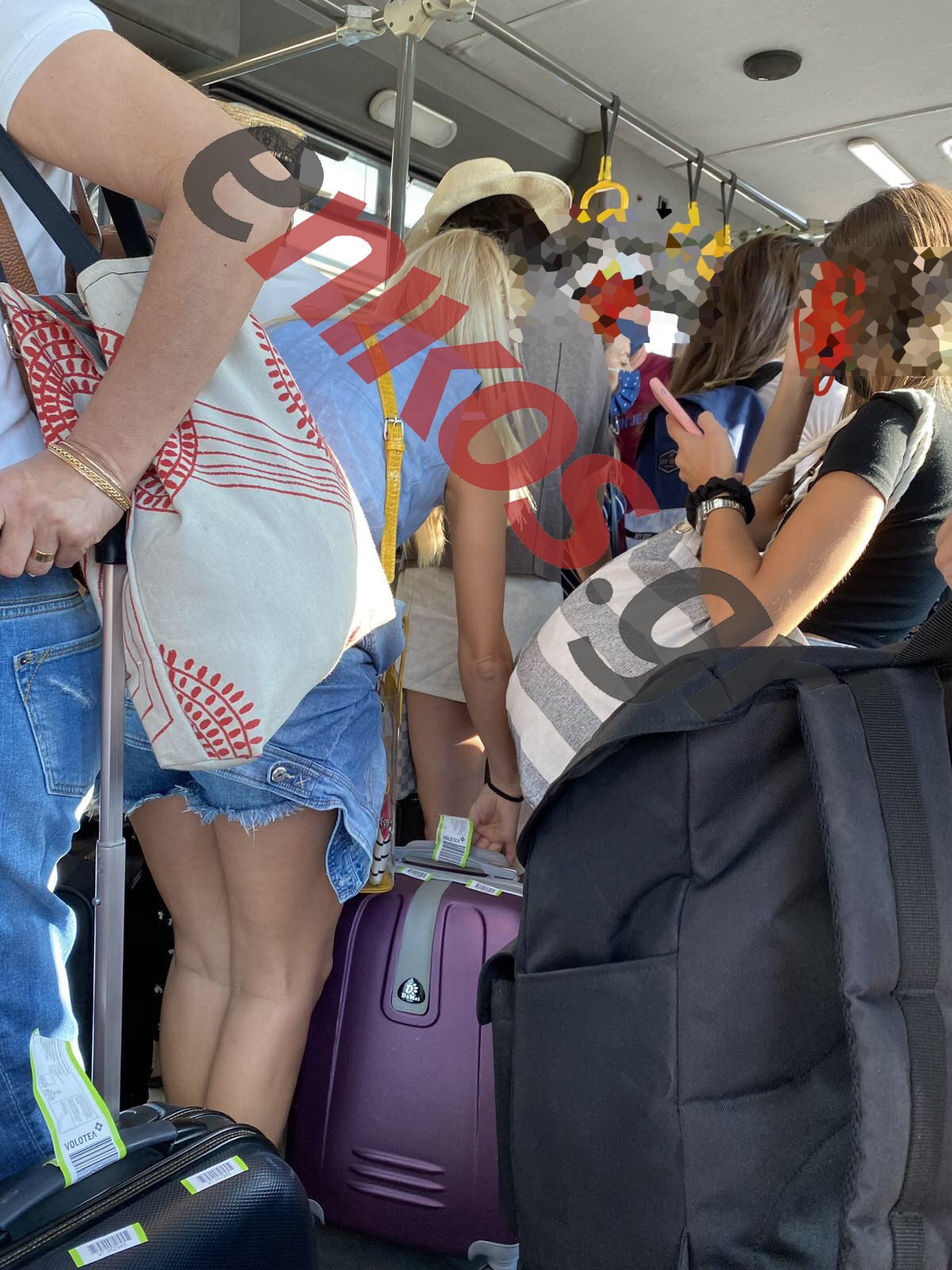 Ελ. Βενιζέλος: Συνωστισμός σε λεωφορείο του αεροδρομίου