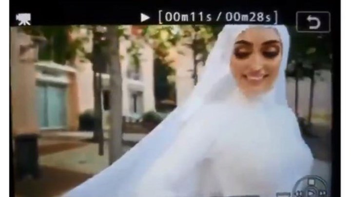 Βηρυτός: Η νύφη έτρεχε να σωθεί από την έκρηξη – ΒΙΝΤΕΟ