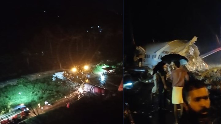 Ινδία: Το αεροσκάφος κόπηκε στα δύο κατά την προσγείωση – Σοκάρουν οι εικόνες – ΒΙΝΤΕΟ