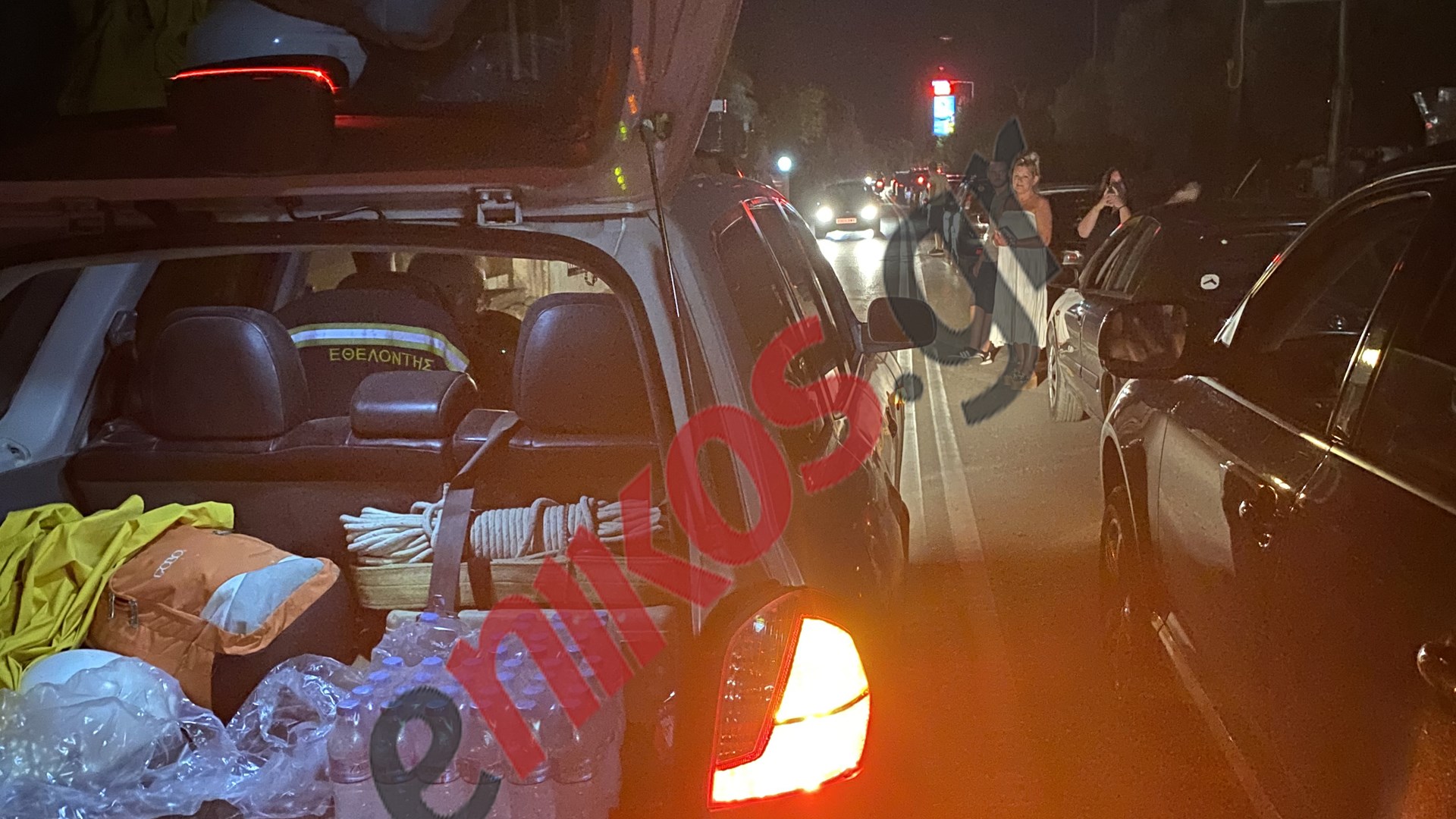 Ερέτρια: Όχημα της ΓΓΠΠ ζητεί από τους οδηγούς να το ακολουθήσουν με κατεύθυνση προς το Βασιλικό – ΤΩΡΑ