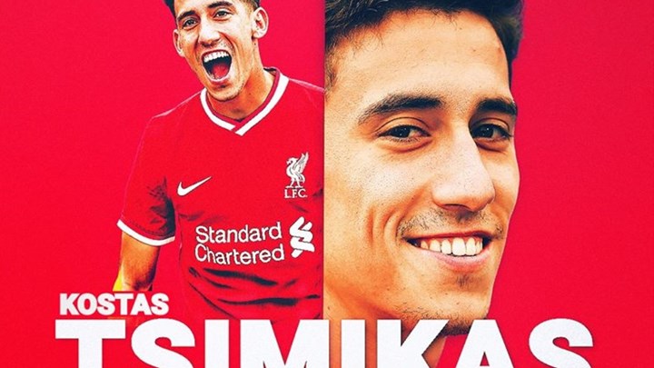 Κώστας Τσιμίκας: Η Λίβερπουλ ανακοίνωσε με κάθε επισημότητα την απόκτησή του από τον Ολυμπιακό