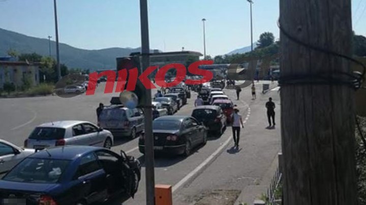 Ουρές χιλιομέτρων στην Κακαβιά – ΦΩΤΟ αναγνώστη