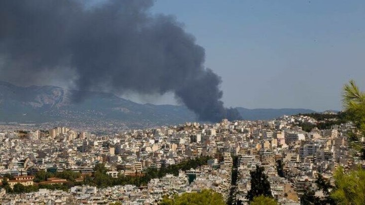 Αστεροσκοπείο: H διασπορά του καπνού από τη φωτιά στη Μεταμόρφωση – ΒΙΝΤΕΟ