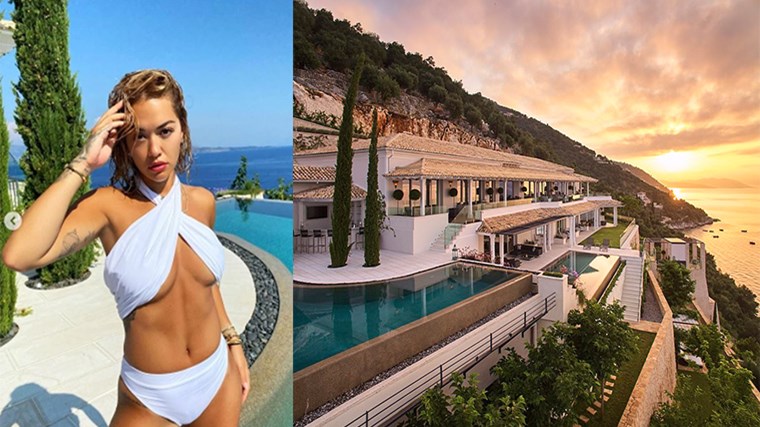 Ρίτα Όρα: Κάνει διακοπές στην Κέρκυρα σε πολυτελή βίλα – ΦΩΤΟ