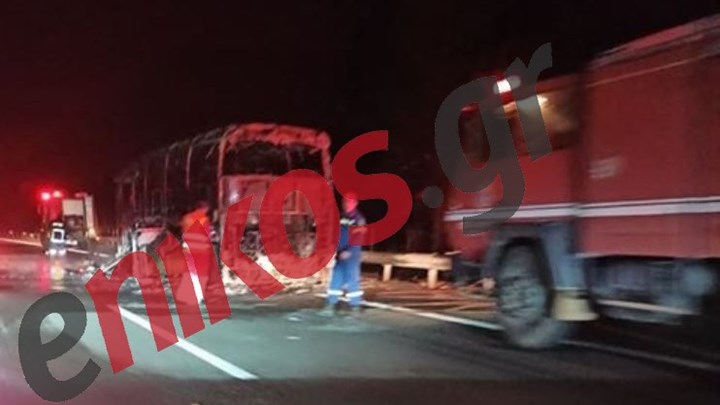 Μαρτίνο: ΦΩΤΟ αναγνώστη από λεωφορείο που κάηκε ολοσχερώς – Κινδύνεψαν 29 επιβάτες