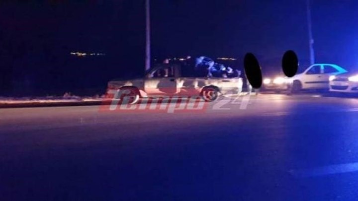 Κινηματογραφική καταδίωξη στην Πατρών – Πύργου: Αγροτικό εμβόλισε περιπολικό