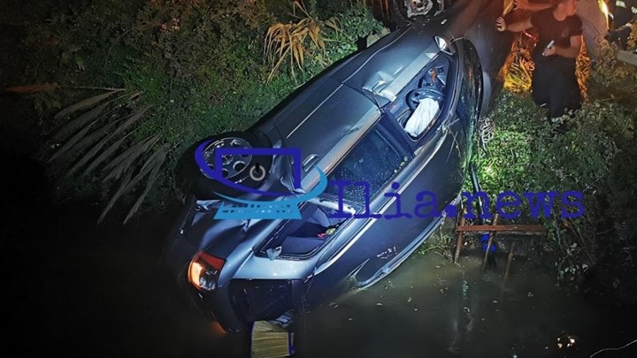 Τραγωδία στην Αμαλιάδα: Δυο νεκροί από πτώση αυτοκινήτου μέσα σε αρδευτικό κανάλι – ΒΙΝΤΕΟ