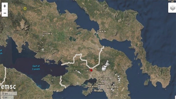 Ασθενής δόνηση στον Ασπρόπυργο