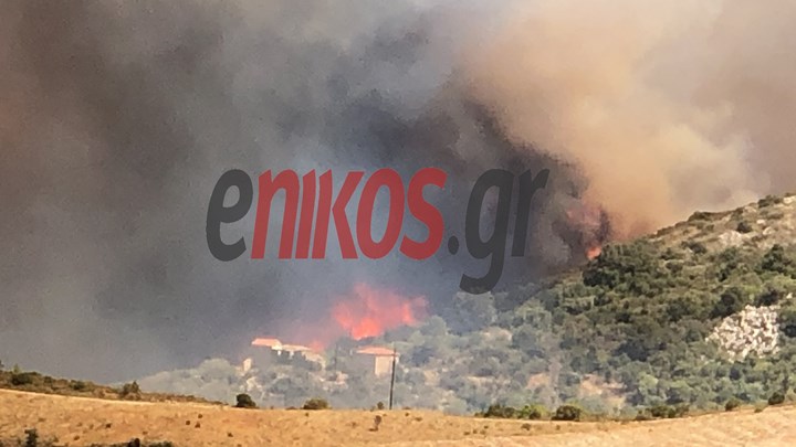 Μάνη: Οι πρώτες εικόνες από τη φωτιά – Ανάμεσα σε Γύθειο και Αρεόπολη – ΦΩΤΟ αναγνώστη