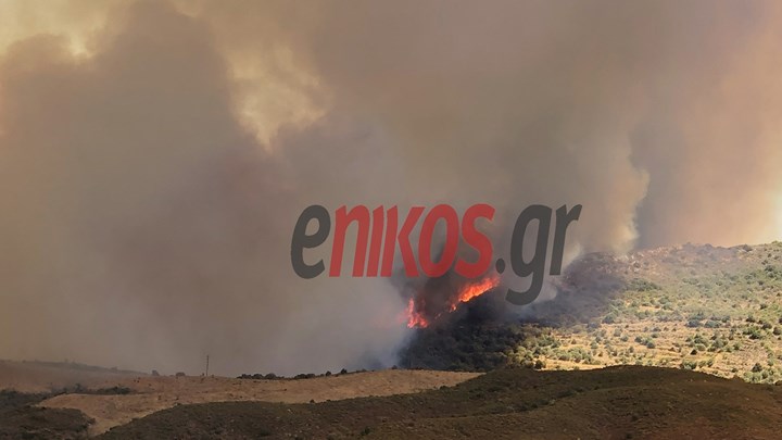 Φωτιά στη Μάνη: Κλειστός ο δρόμος από Γύθειο προς Αρεόπολη