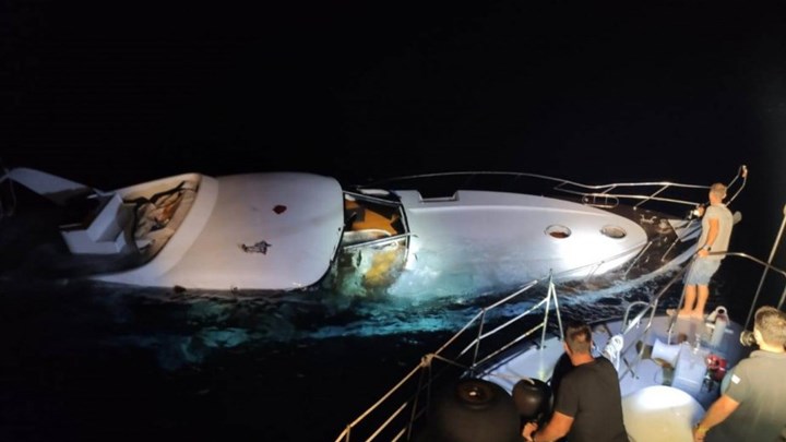 Χάλκη: Φωτογραφίες από την επιχείρηση διάσωσης και η διπλή παρενόχληση από τα τουρκικά σκάφη