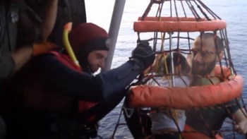 Χάλκη: Νέο συγκλονιστικό βίντεο από την επιχείρηση διάσωσης μεταναστών