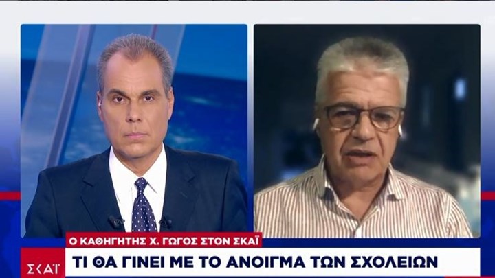 Γώγος: Αν συνεχίσουν να μειώνονται τα κρούσματα να ανοίξουν τα σχολεία στις 7 Σεπτεμβρίου