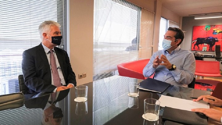 Μήνυμα Τσίπρα στον Γερμανό πρέσβη για την επιθετικότητα της Τουρκίας