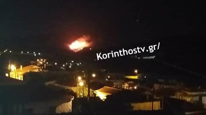 Μεγάλη φωτιά στο Σοφικό Κορινθίας – Εκκενώθηκαν οικισμοί – ΦΩΤΟ – ΒΙΝΤΕΟ