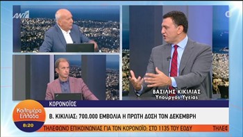 Κορονοϊός – Κικίλιας: Τι είπε για όσους διαδήλωσαν κατά της μάσκας – ΒΙΝΤΕΟ