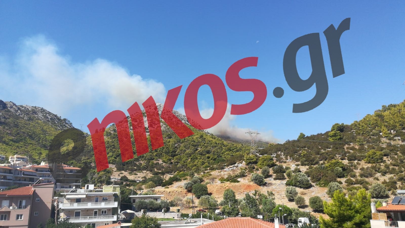 Εικόνες από τη μεγάλη πυρκαγιά στη Νέα Μάκρη – ΦΩΤΟ αναγνώστη