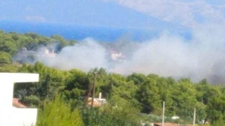 Φωτιά ανάμεσα σε Ραφήνα και Αρτέμιδα – ΦΩΤΟ