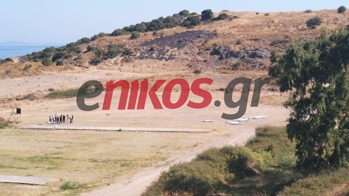 Λέσβος: Απόπειρα εμπρησμού της δομής που στήνεται στο Καρά Τεπέ