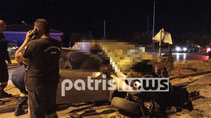 Tραγωδία στην εθνική οδό Πατρών-Πύργου: Νεκρό βρέφος από μετωπική σύγκρουση δύο οχημάτων