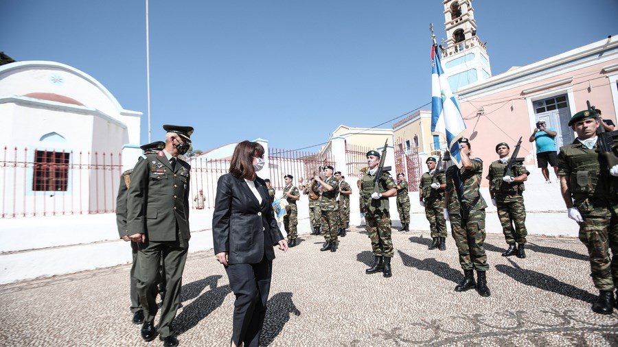 Στο Καστελλόριζο η Κατερίνα Σακελλαροπούλου