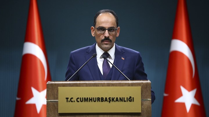 Καλίν: Η Τουρκία θα υπερασπιστεί τα δικαιώματά της και στο μέτωπο και στο τραπέζι