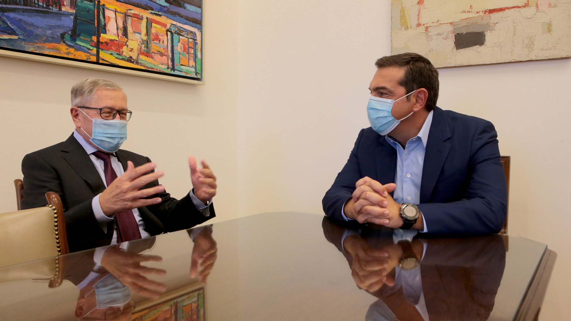 Συνάντηση Τσίπρα με Ρέγκλινγκ – Ανησυχία του προέδρου του ΣΥΡΙΖΑ για την πορεία της ελληνικής οικονομίας