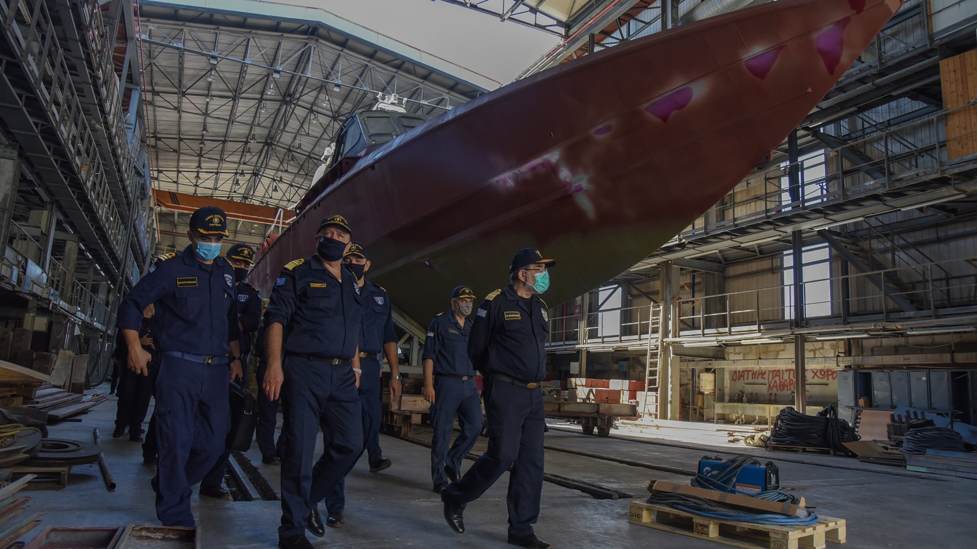 Πυρετώδεις εργασίες για τα Σκάφη Ανορθόδοξου Πολέμου των ΟΥΚ – ΦΩΤΟ