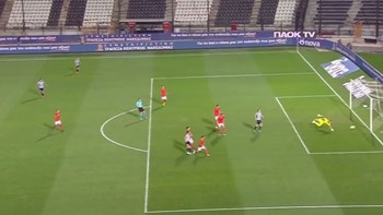 Το δεύτερο γκολ του ΠΑΟΚ κόντρα στην Μπενφίκα – ΒΙΝΤΕΟ