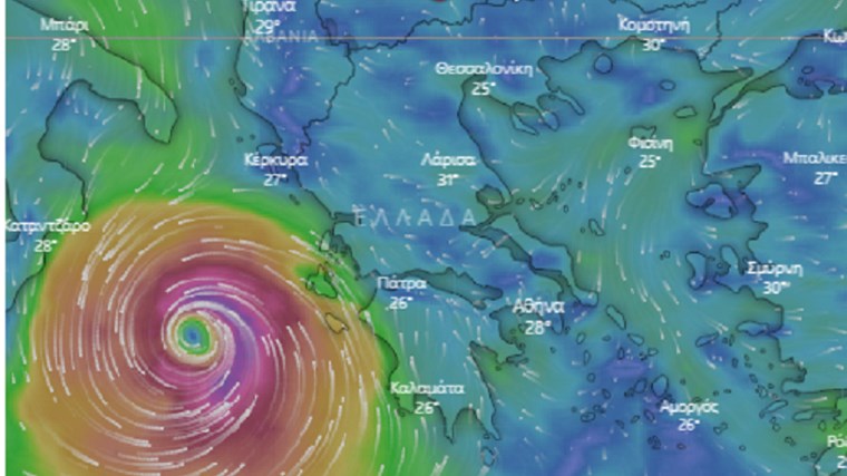 “Ιανός”: Έφτασε με άγριες διαθέσεις – Δείτε LIVE πώς κινείται – Σε κατάσταση έκτακτης ανάγκης 8 περιοχές