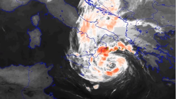 Η πορεία του “Ιανού” προς την Ελλάδα – Τι κατέγραψε ευρωπαϊκός μετεωρολογικός δορυφόρος – ΒΙΝΤΕΟ