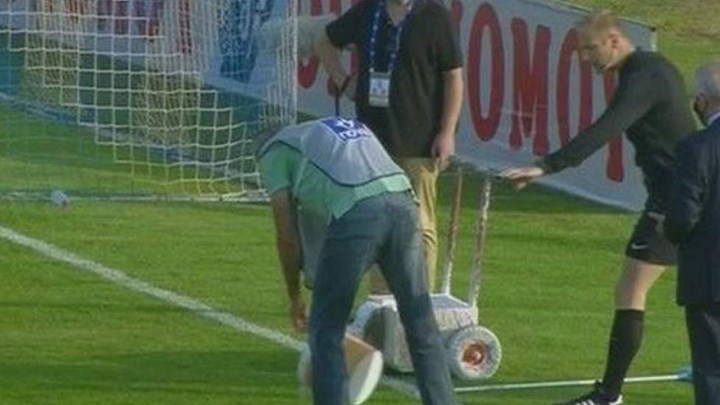 Ελλάς το μεγαλείο σου – Καθυστέρησαν την έναρξη στη Λαμία για να… βάψουν τις γραμμές