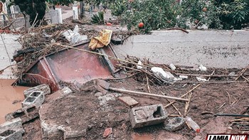 Λαμία: Εκτεταμένες καταστροφές από το πέρασμα του «Ιανού»