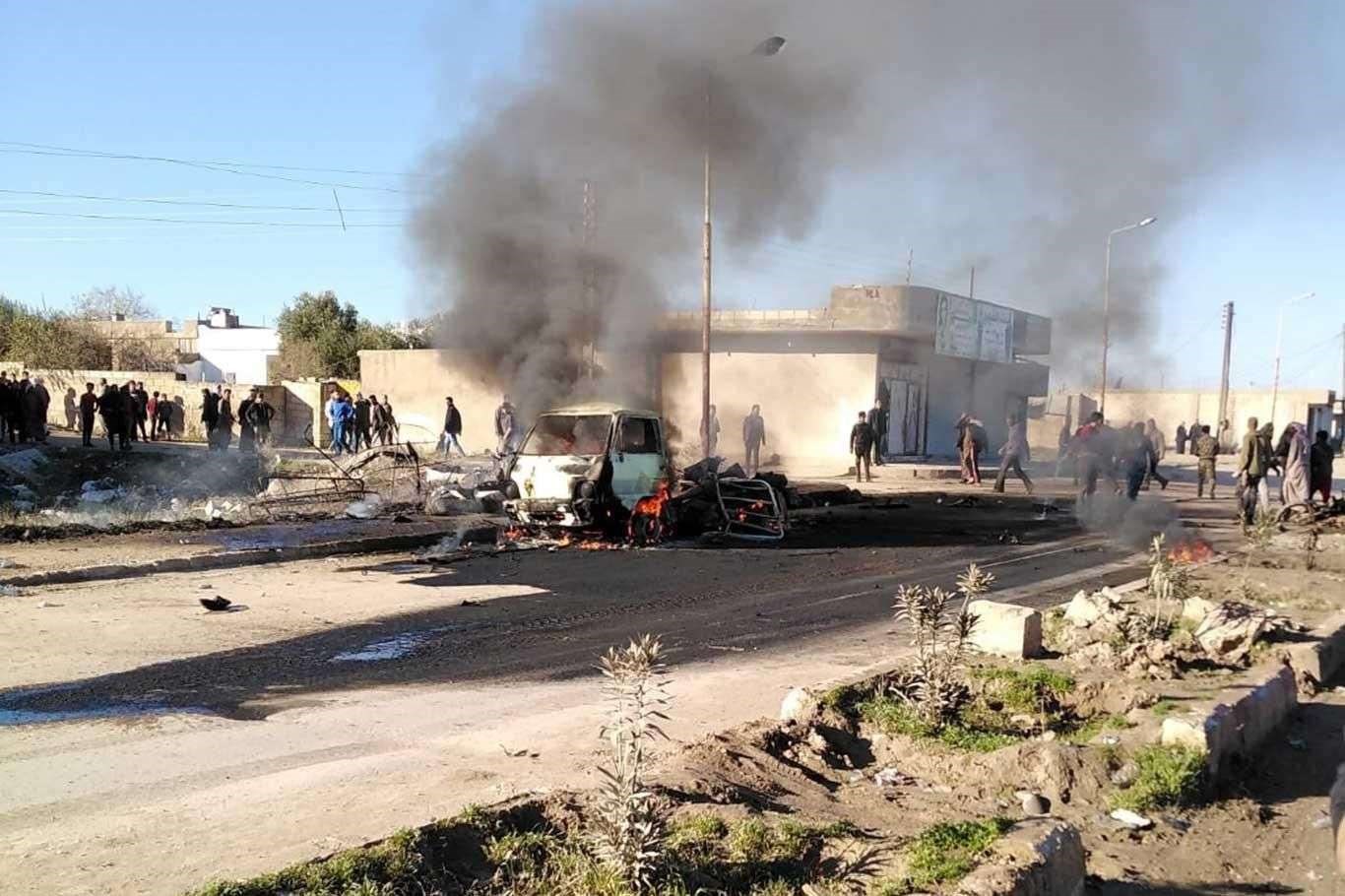 Συρία: Επτά νεκροί από έκρηξη παγιδευμένου οχήματος στην πόλη Ρας αλ Αΐν