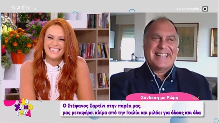 Στέφανο Σαρτίνι: Θα ήθελα την Ελένη Μενεγάκη σε ένα νέο σόου – ΒΙΝΤΕΟ