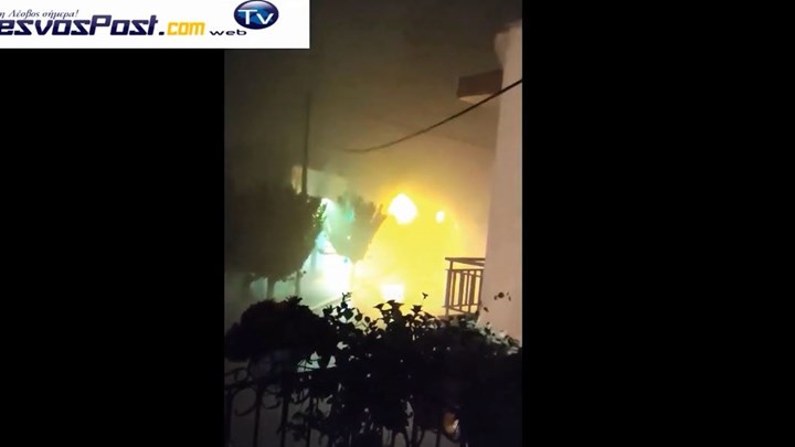 Λέσβος: Η στιγμή που δυνατό μπουρίνι “χτυπάει” την Καλλονή – ΦΩΤΟ – ΒΙΝΤΕΟ