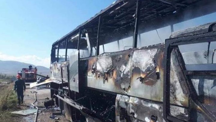 Ναγκόρνο Καραμπάχ: Επίθεση σε αστικό λεωφορείο αμάχων από αζέρικο drone – ΦΩΤΟ