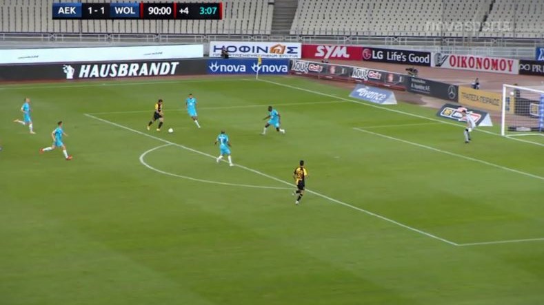 Το “χρυσό” γκολ της ΑΕΚ στο 94′