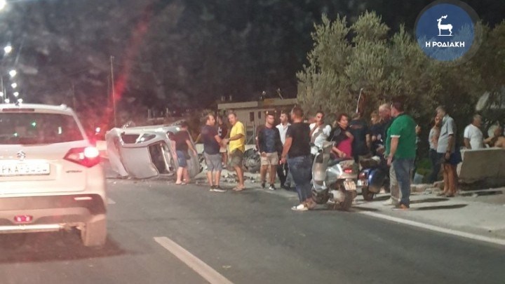 Ρόδος: Σοκαριστικές εικόνες από το φριχτό τροχαίο που στοίχισε τη ζωή ενός 43χρονου πατέρα δύο παιδιών