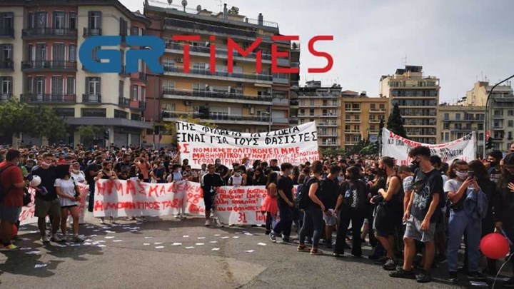 Δίκη Χρυσής Αυγής: Μεγάλη αντιφασιστική πορεία στη Θεσσαλονίκη
