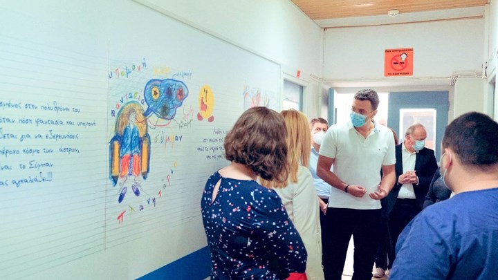 Το Παίδων Πεντέλης επισκέφτηκε ο Βασίλης Κικίλιας – Τι είπε για τις ΜΕΘ