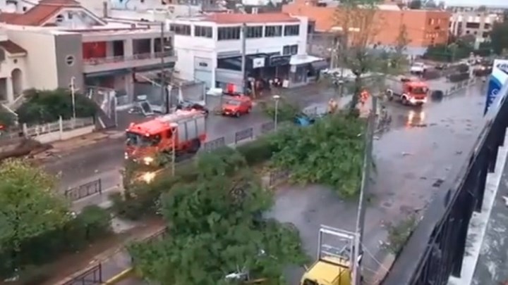 Κακοκαιρία – Νέο Ηράκλειο: Μυστήριο με σκυλάκι που “πέταξε” στην απέναντι ταράτσα