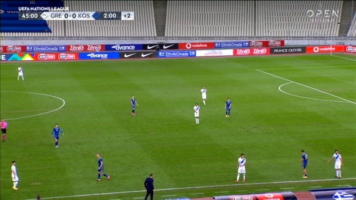 Ελλάδα-Κόσοβο 0-0 (ΗΜ.)