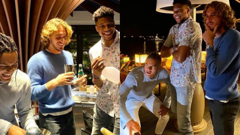 Η νύχτα των… κοκτέιλ για Αντετοκούνμπο, Τσιτσιπά και Καραλή – ΦΩΤΟ