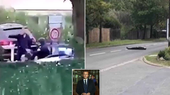 Παρίσι: Η στιγμή που αστυνομικοί εξουδετερώνουν τον δράστη μετά τον αποκεφαλισμό του καθηγητή – ΒΙΝΤΕΟ