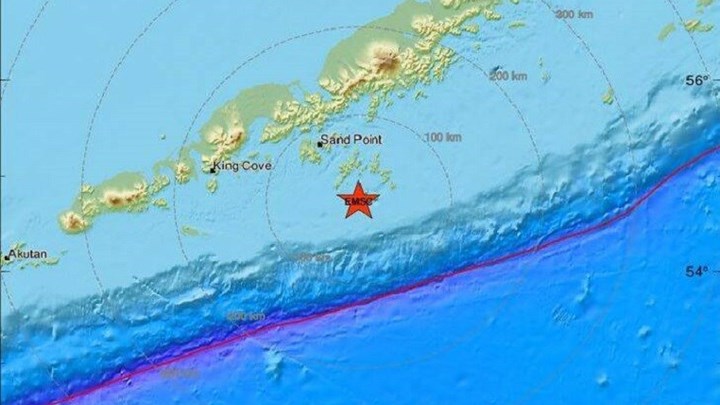 Ισχυρός σεισμός στην Αλάσκα – Προειδοποίηση για τσουνάμι